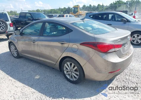 2014 Hyundai Elantra Se from USA, damaged, VIN 5NPDH4AE2EH495162